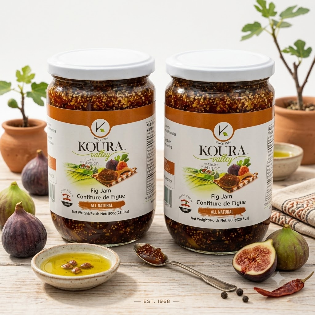 SOUHOUL AL KOURA FIG JAM 800 G X 12 CT