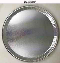 DURABLE PACKAGING 18&QUOT; ROUND FOIL CATERING TRAY BLACK COLOR (PRICE PER CARTON 50PCS) (QTY/CTN 1.00 BOX)