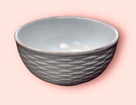 BOWL SERVING 5.5 IN ASST COLORS BURGUNDY PINK WHITE