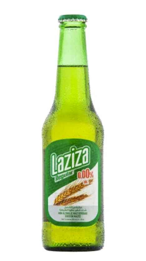 LAZIZA MALT BEVERAGE REGULAR 330 ML X 4 CT X 6 PCS