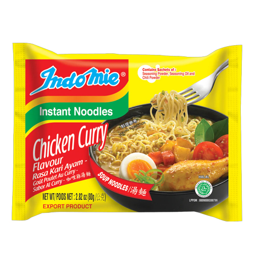 INDOMIE RAMEN INSTANT NOODLES SAUDI CHICKEN CURRY FLAVOR 75 G X 40 CT