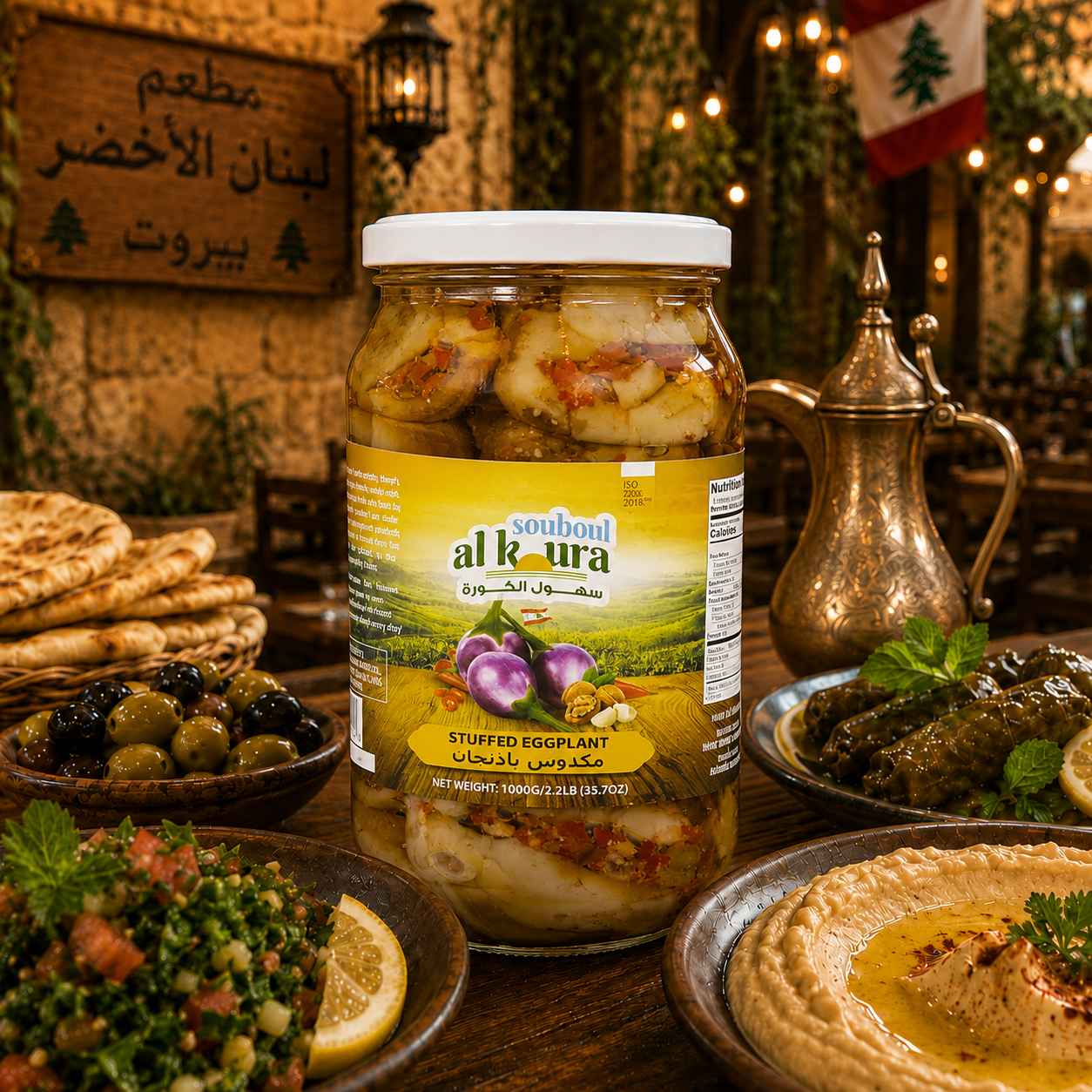SOUHOUL AL KOURA STUFFED EGGPLANT 1000 G (2.21 LB) X 12 CT