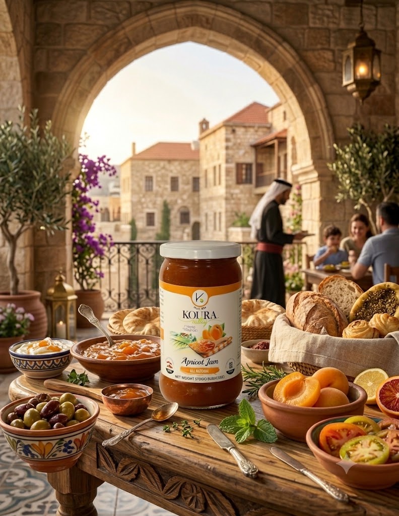 SOUHOUL AL KOURA APRICOT JAM 800 G X 12 CT
