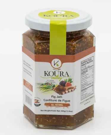 KOURA VALLEY FIG JAM 390 G (13.9OZ) X 12 CT