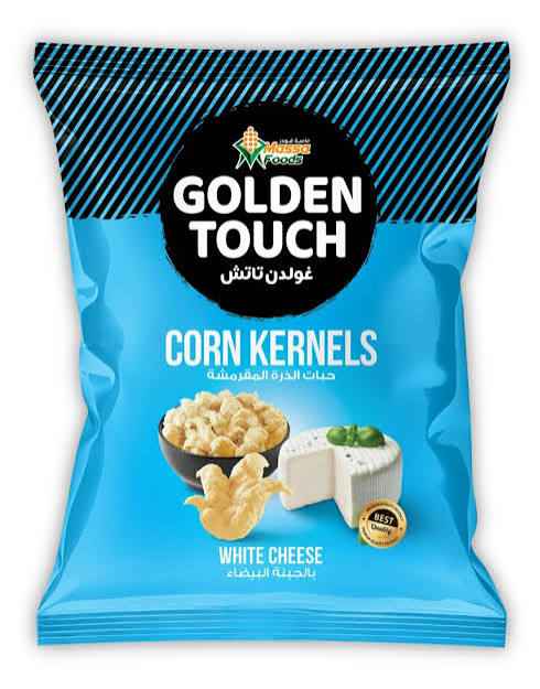 GOLDEN TOUCH POPCORN KERNELS WHITE CHEESE 12X70 G