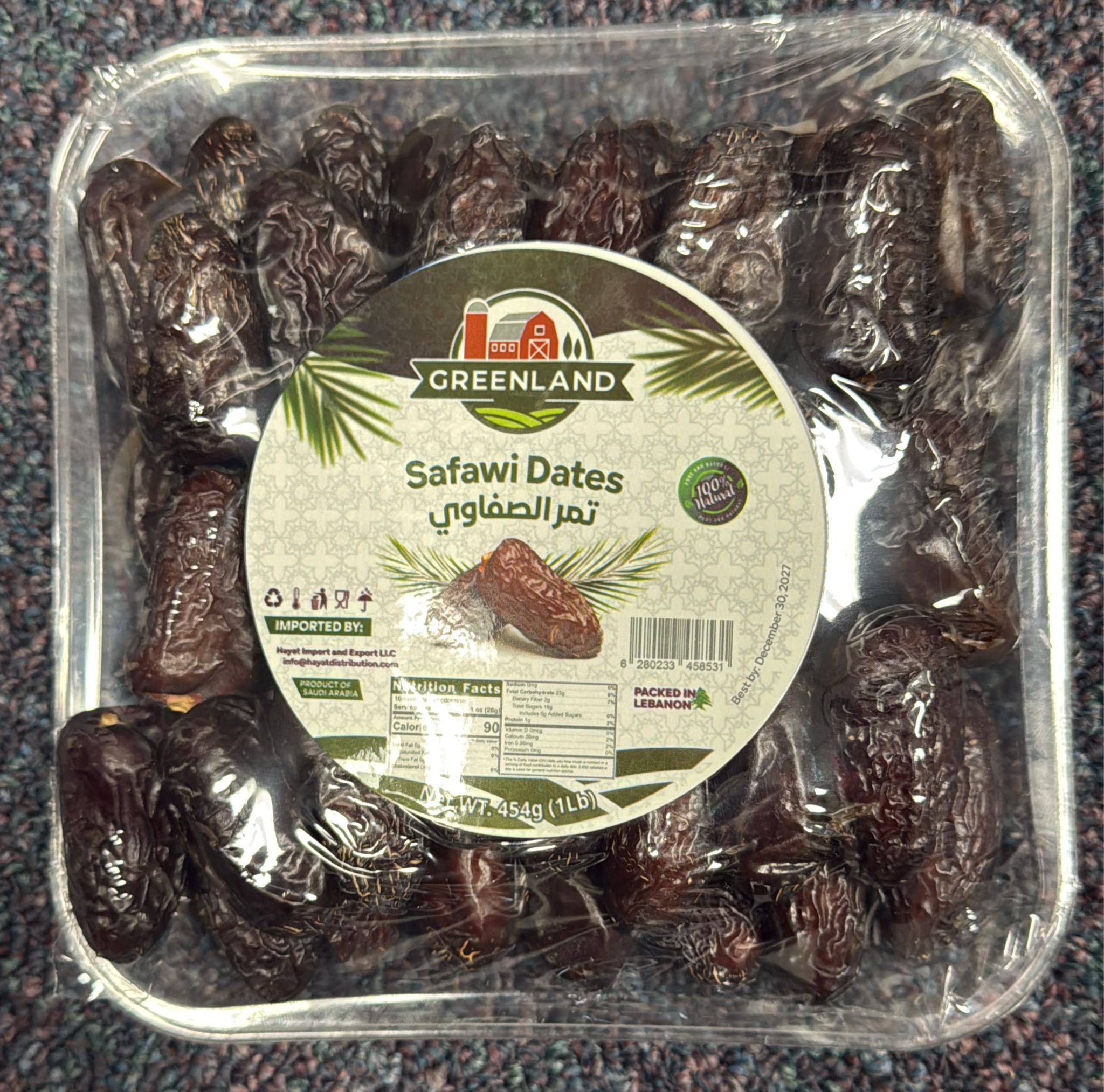 SAFAWI DATES 900 G X 10 CT