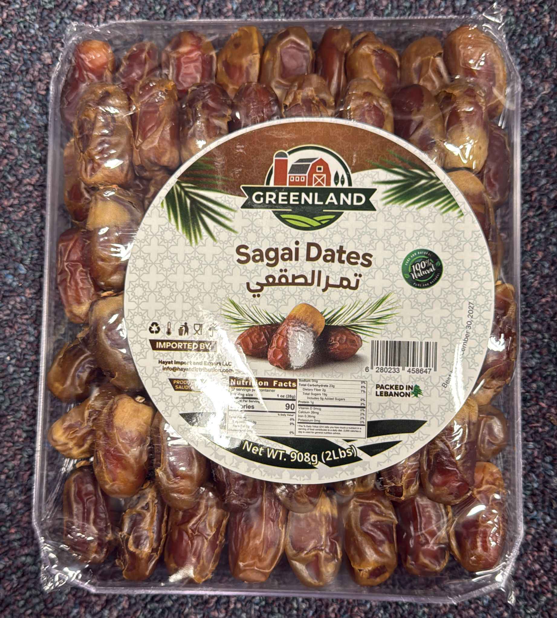 SAGAI DATES 908 G X 10 CT