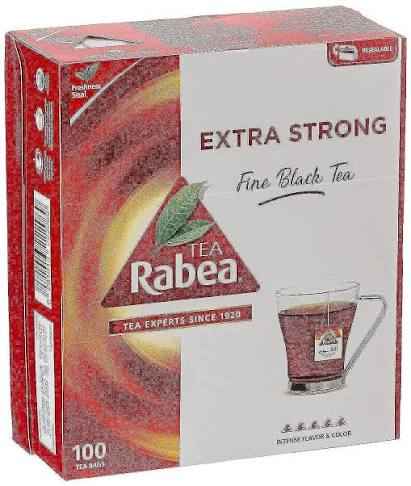 RABEA TEA EXTRA STRONG BLACK TEA BAGS 2 G X 12 CT X 100 PCS