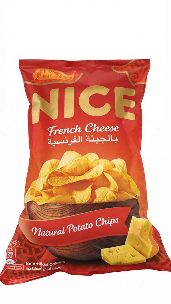 KITCO CHIPS NICE FRENCH CHEESE 150 G X 12 CT