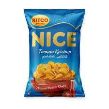 KITCO NICE CHIPS TOMATO KETCHUP FLAVOR 150 G X 12 CT