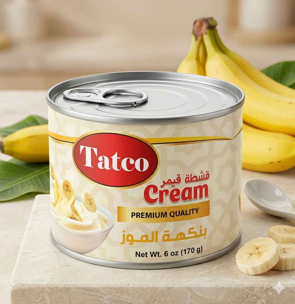 TATCO CREAM BANANA 170GM X 48PCS / CARTONS