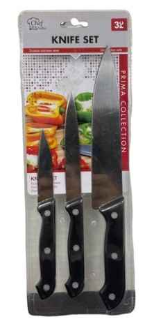 3 CT KITCHEN KNIFE 12 PCS (QTY/CTN 4.00  SET)