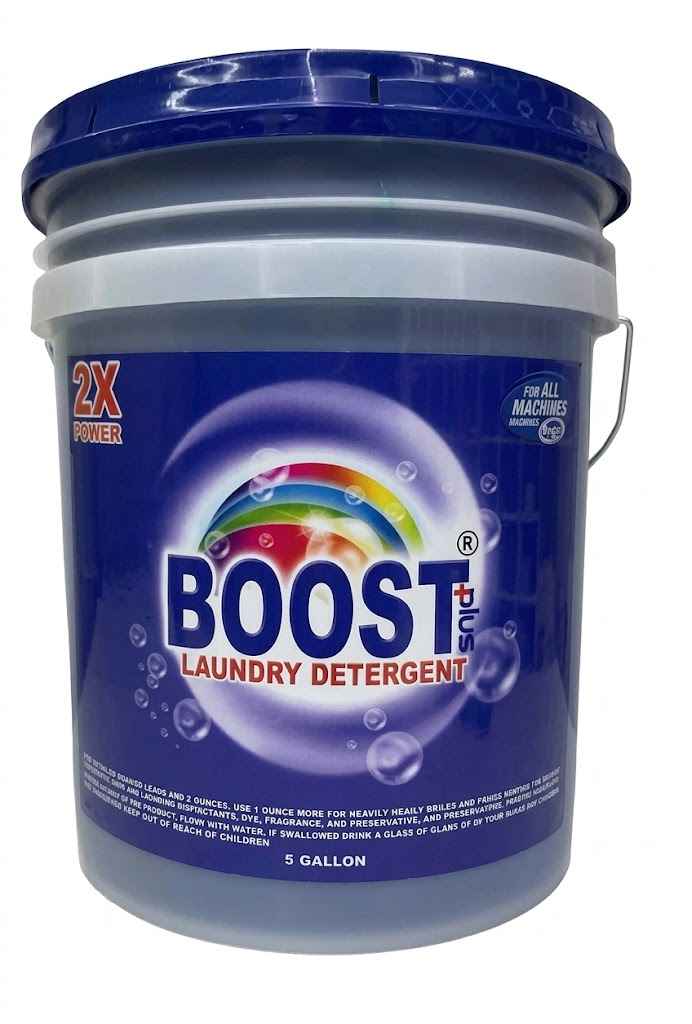 BOOST PLUS LAUNDRY DETERGENT 5 GALLON PHOSPHATE FREE TIDE