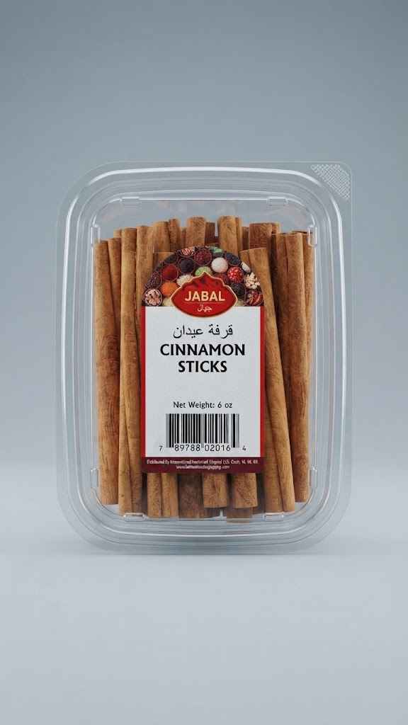 JABAL SPICES CINNAMON STICKS 6 OZ X 12 CT