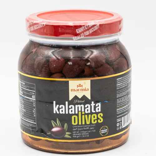 MARMIA PITTED KALAMATA OLIVES 2 LB X 6 CT