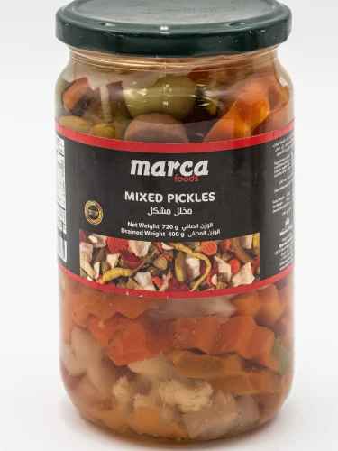 MARCA MIXED PICKLES 720 G X 12 CT