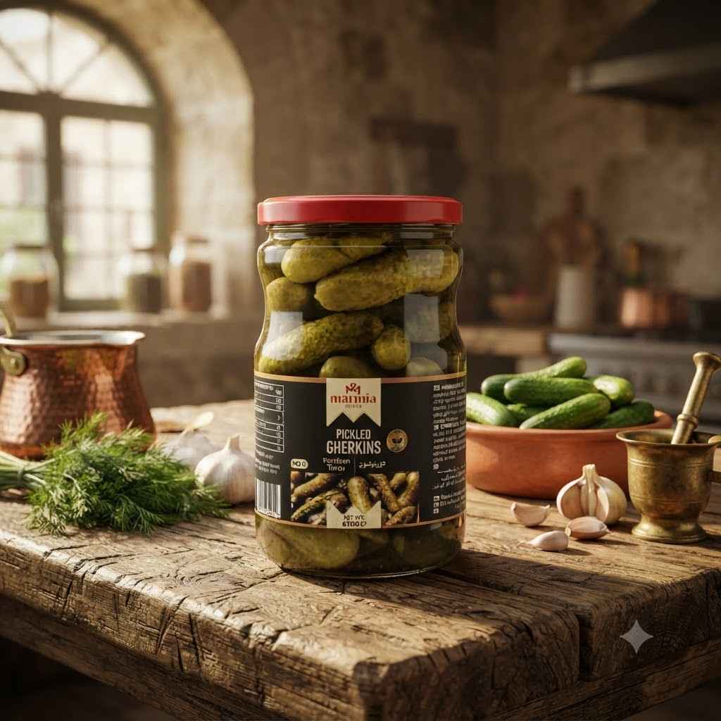 MARMIA PICKLED GHERKINS NO : 0 670 G X 12 CT