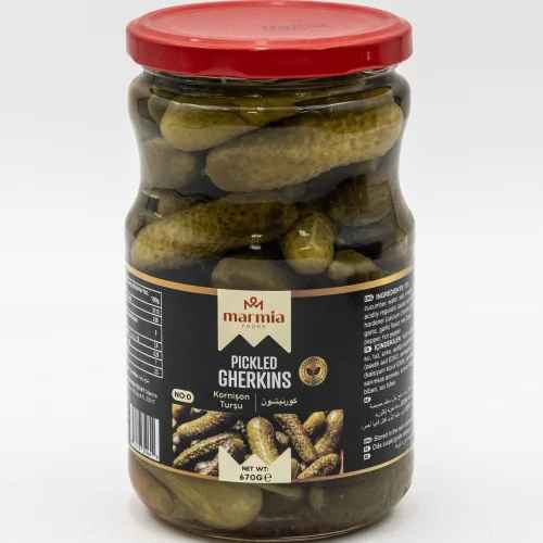 MARMIA PICKLED GHERKINS NO : 0 670 G X 12 CT
