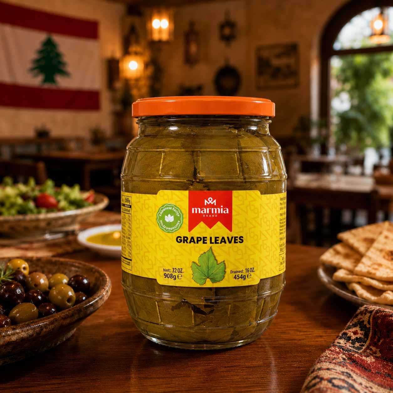 MARMIA GRAPE LEAVES 900 G X 12 CT