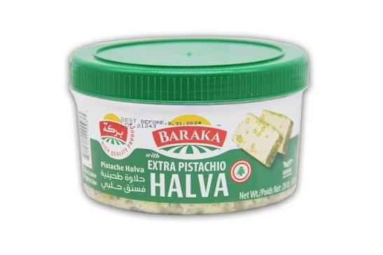 BARAKA HALVA PISTACHIO TUB 800 G X 12 CT