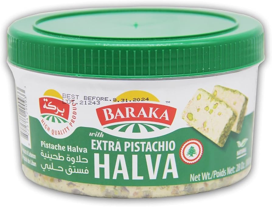 BARAKA HALVA PLAIN TUB 800 G X 12 CT