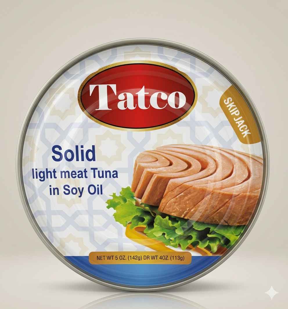 TATCO SOLID LIGHT TUNA IN SOY OIL 48 / 5OZ