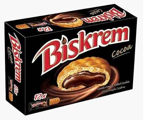 ULKER BISKREM BISCUITS WITH COCOA CREAM FILLING 100 G X 18 CT