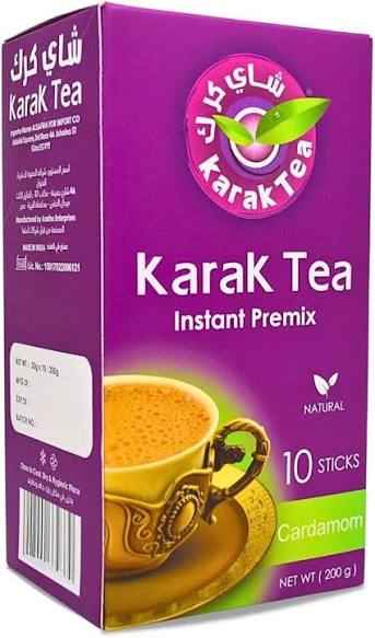 KARAK TEA INSTANT PREMIX CARDAMOM 20 G X 12 CT X 10 PCS