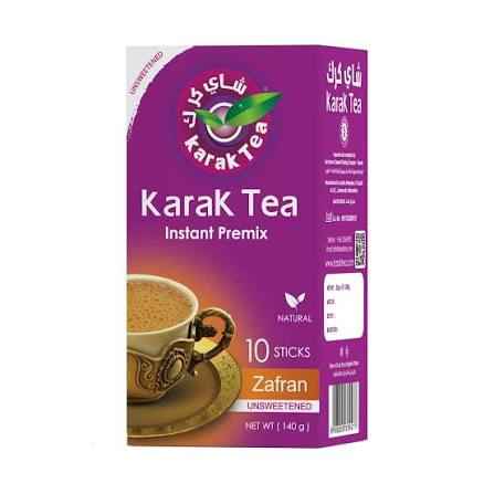 KARAK TEA INSTANT PREMIX SAFFRON UNSWEETENED 140 G X 12 CT X 10 PCS