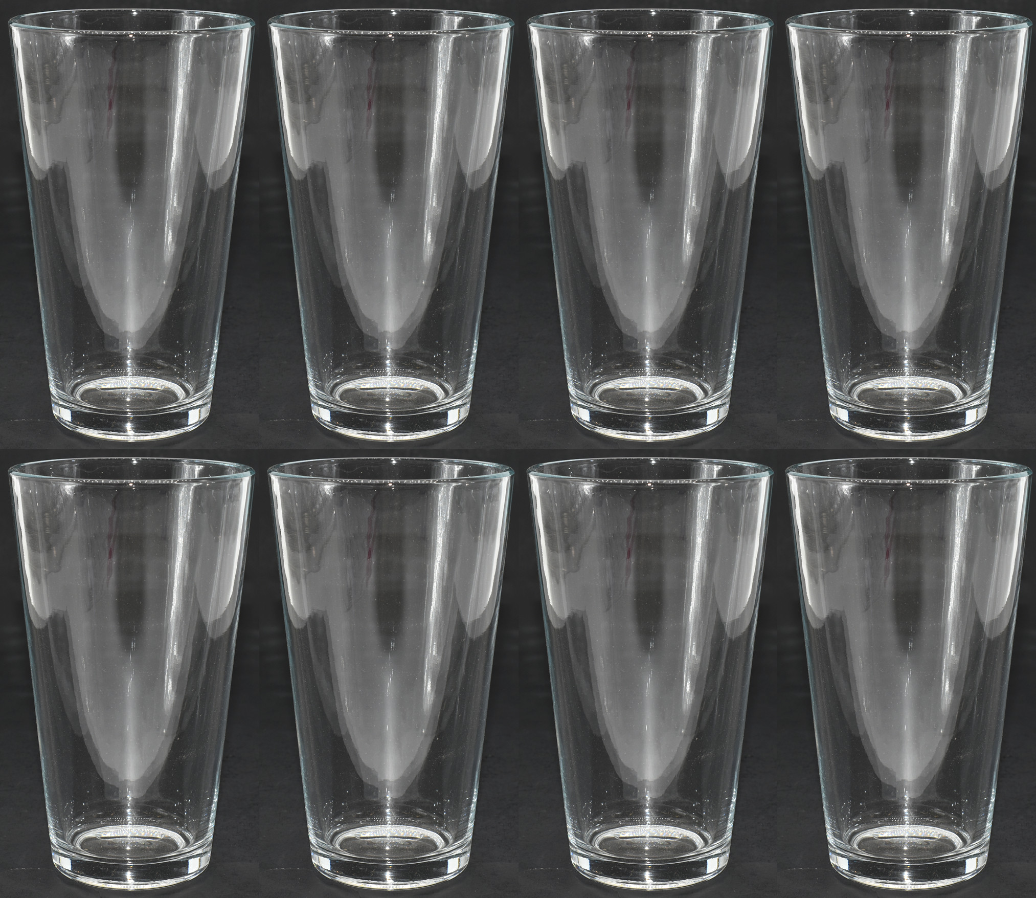 COOLER GLASS,8PC SET,15.75OZ,