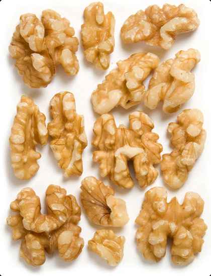 CHANDLER SHELLED WALNUTS 20% LIGHT HALVES AND PIECES 25 LB