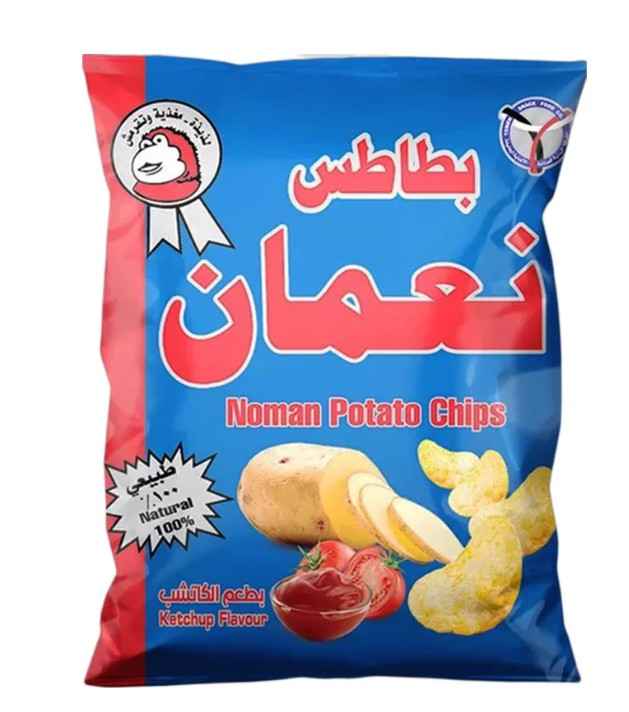 KNOUZ SNACKS KETCHUP FLAVOR 20 G X 4 CT X 25 PCS