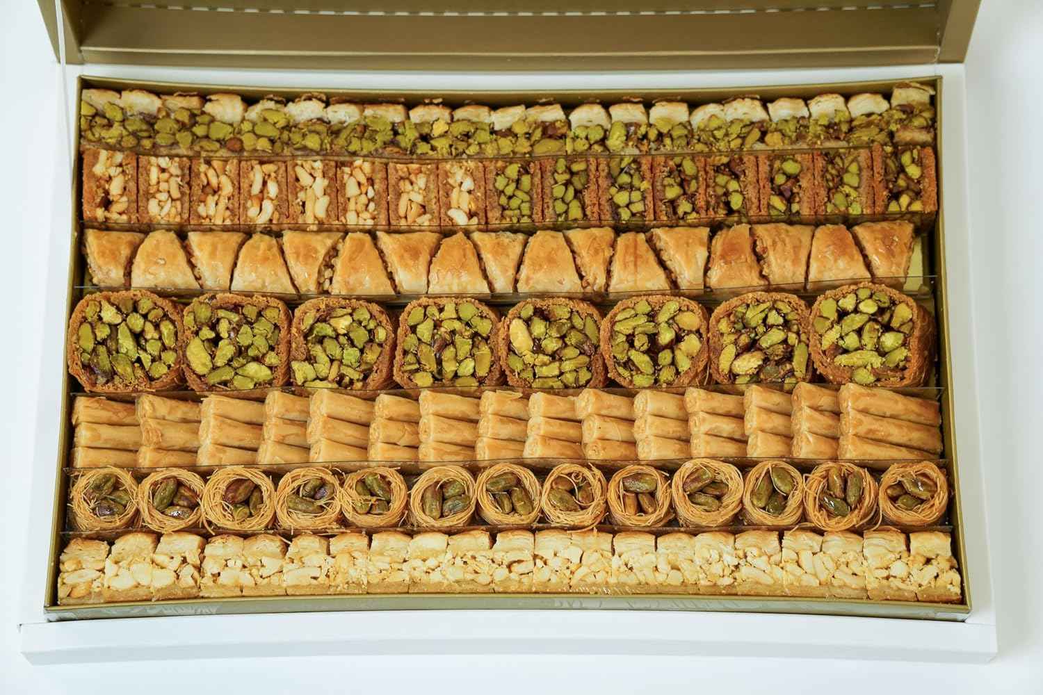 ZAITOUNE CASHEW &AMP; PISTACHIO BAKLAVA SELECTION BOX - 1000 G