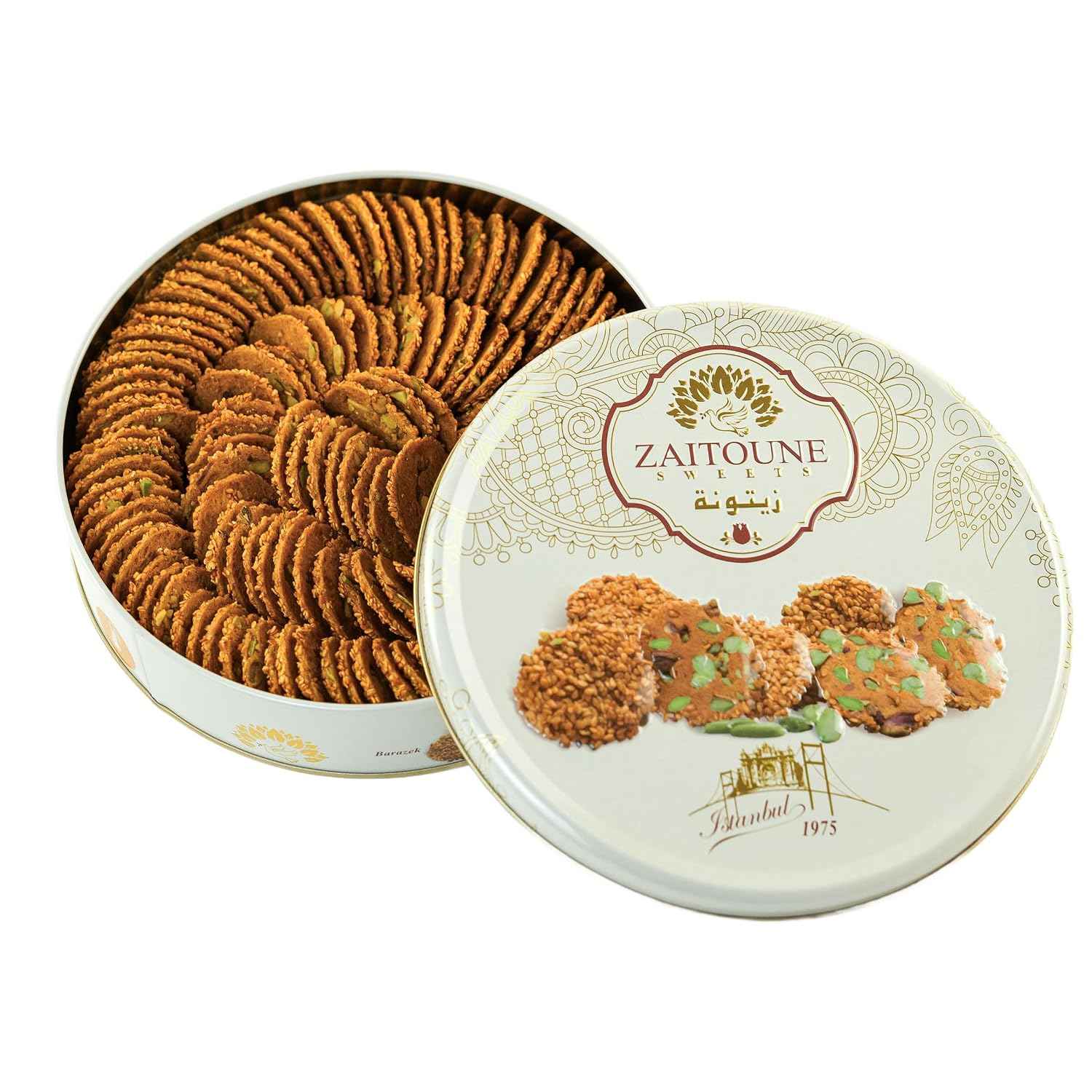 ZAITOUNE SESAME COOKIES (BARAZEK) 500G