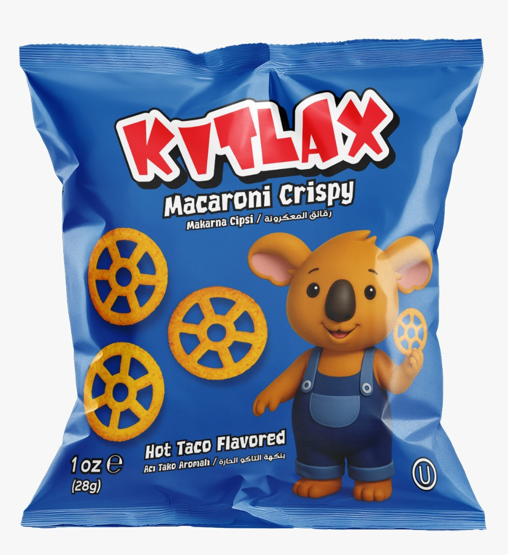 KITLAX MACARONI CRISPY 48 X 1OZ