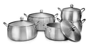 10PCS BELLY POLISHED POT: 16*10/18*11.2/20*11.8/22*12.6/24*13 (QTY/CTN 2 SETS)