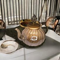 GOLD GLASS KETTLE 1.2LT  (QTY/CTN 36.00  BOX)