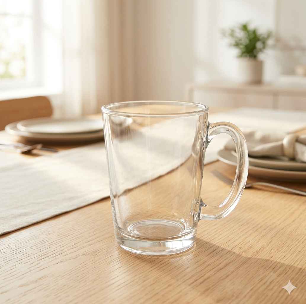 GLASS CUP 6PCS SET  (QTY/CTN 12.00  SET)
