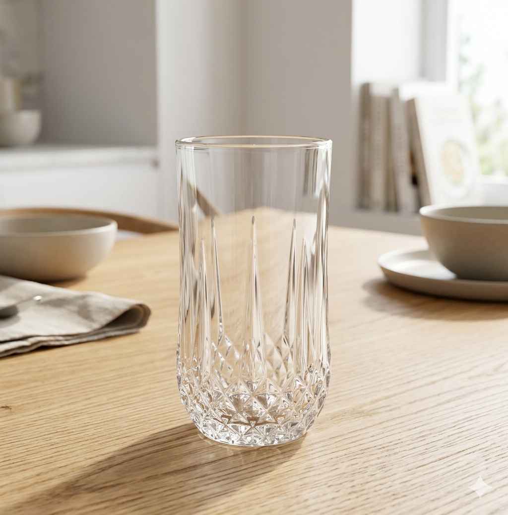 WATER CUP CLEAR 6PCS SET ( QTY/CTN 8 SET)