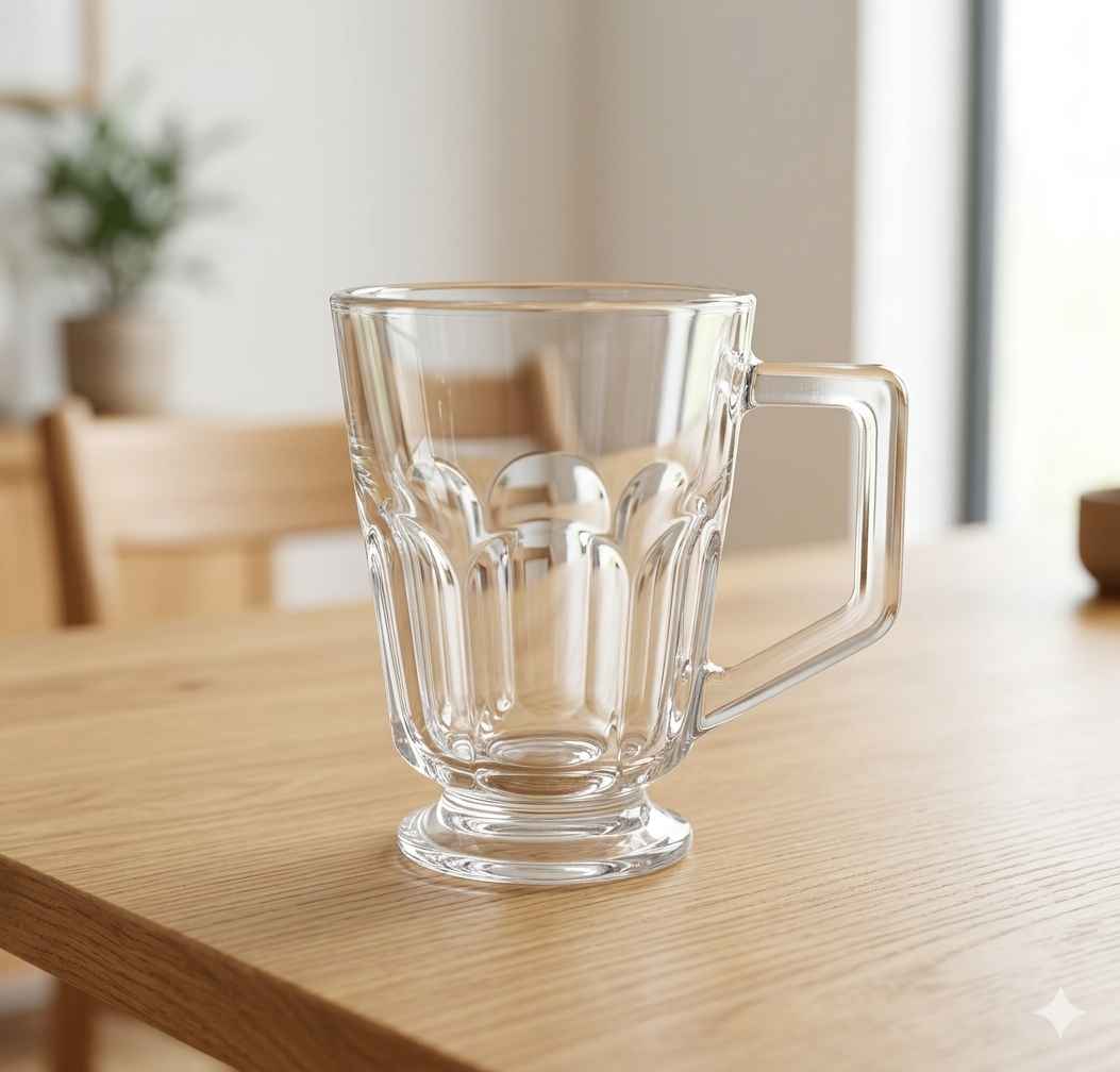 GLASS CUP COLOR BOX 6PCS  (QTY/CTN 8.00  SET)