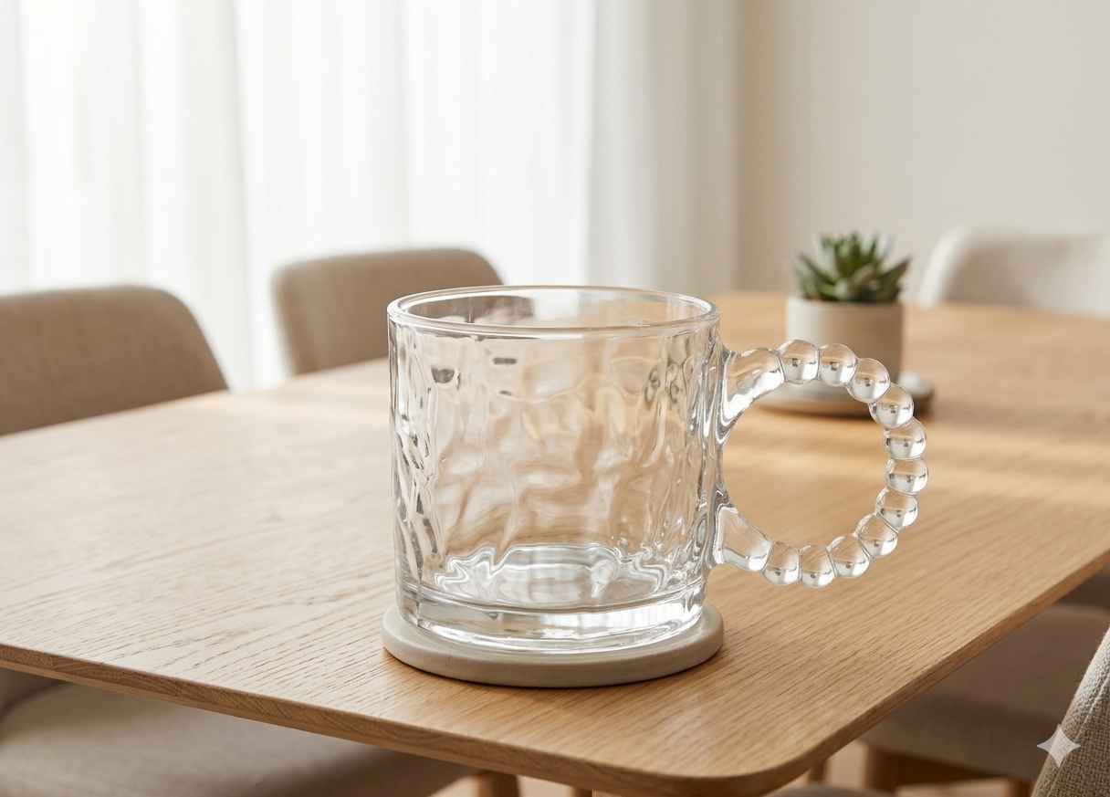 GLASS CUP COLOR BOX 6PCS (QTY/CTN 8.00 SET)