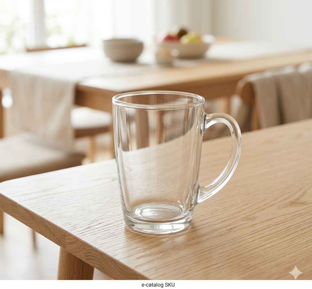 GLASS CUP COLOR BOX 6PCS  (QTY/CTN 12.00  SET)