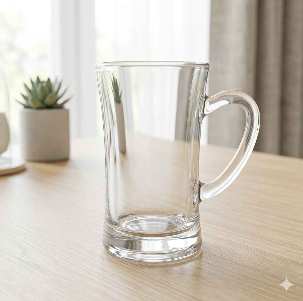 GLASS CUP COLOR BOX 6PCS  (QTY/CTN 12.00  SET)