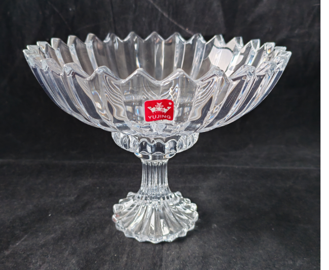 GLASS CANDY BOWL 1PC  (QTY/CTN 12.00  PC(S))