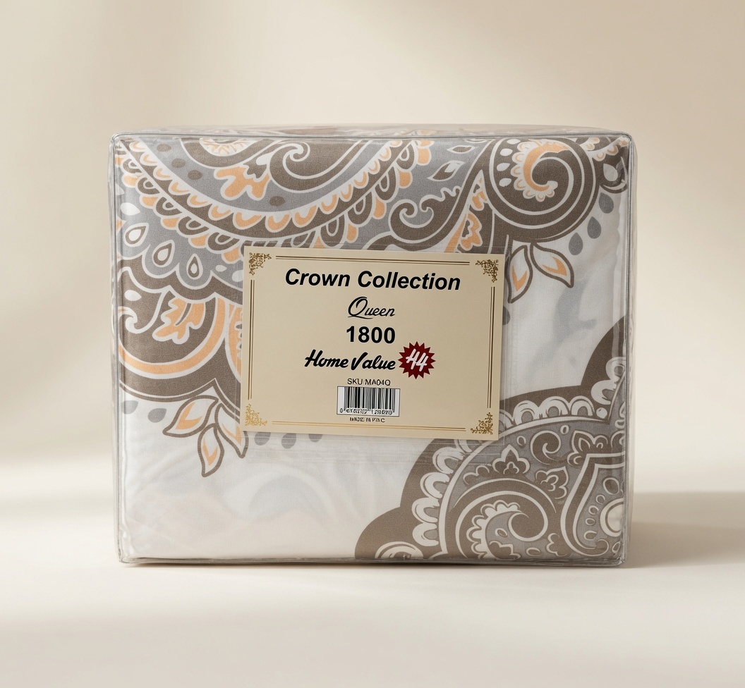 QUEEN PRINT SHEET SET (QTY/CTN 12 SET)