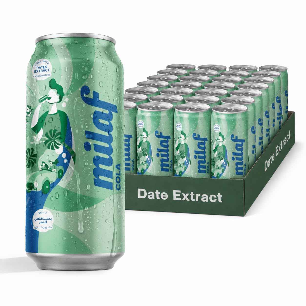 MILAF DATE COLA - 8.1 FL OZ PACK OF 24