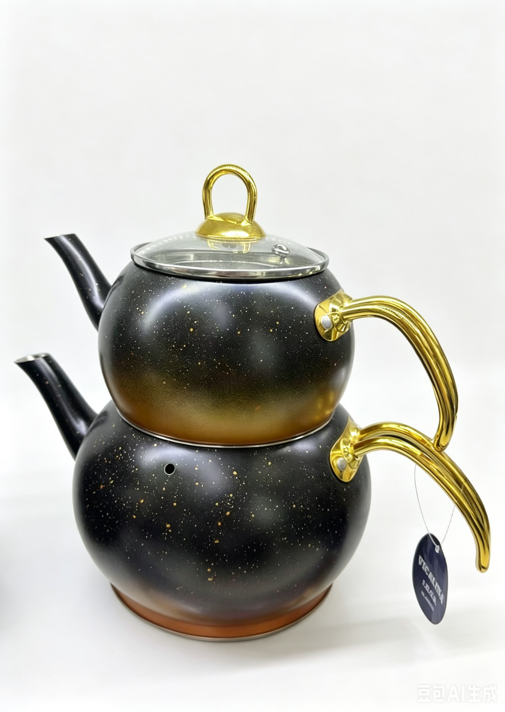 KETTLE 1.2+2.0L DOUBLE POT (QTY/CTN 12 SET)