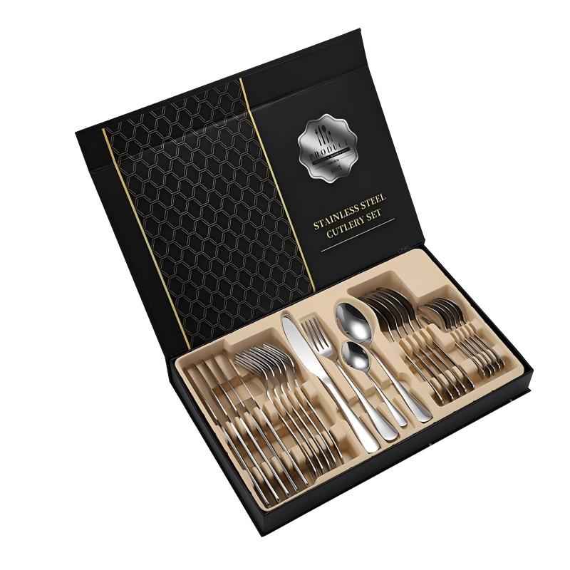SILVER S/S 1010 CUTLERY SET 24PCS  (QTY/CTN  12SET)
