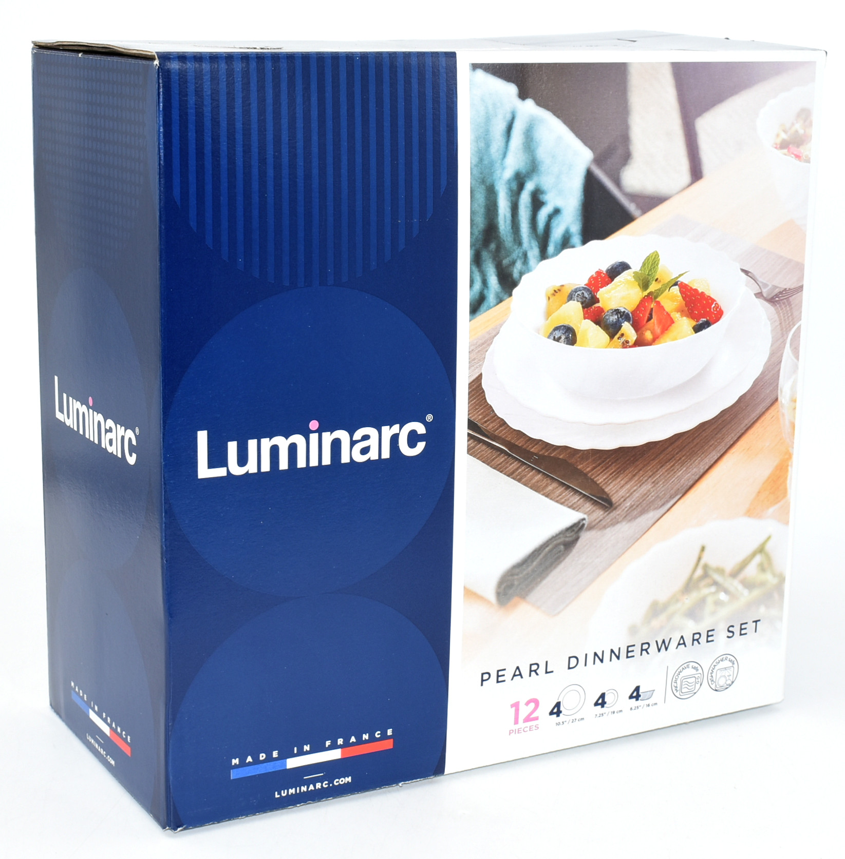 DINNERWARE 12PC SET PEARL