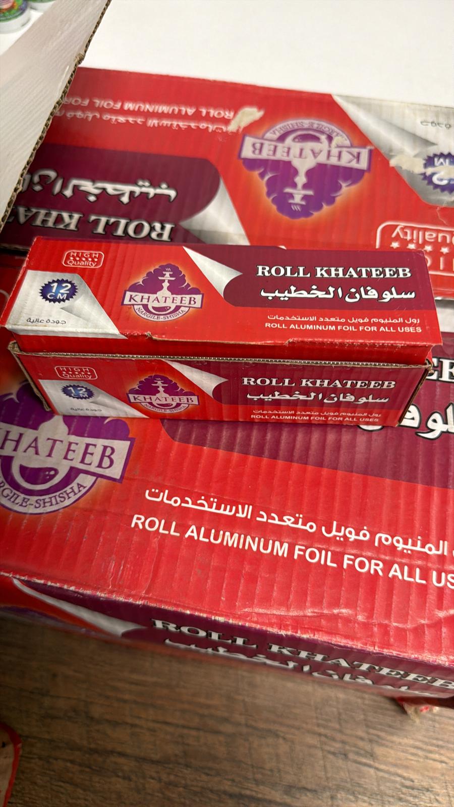 ROLL ALUMINIUM FOIL FOR ALL USED 12CM HIGH QUALITY